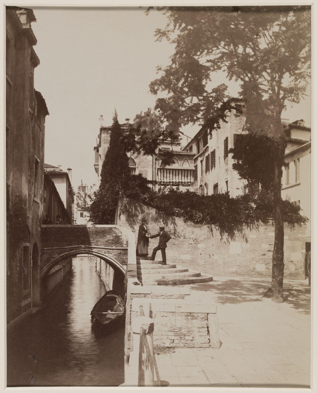 Vintage Venice Canal Bridge Scene — Attraction Encyclopedia