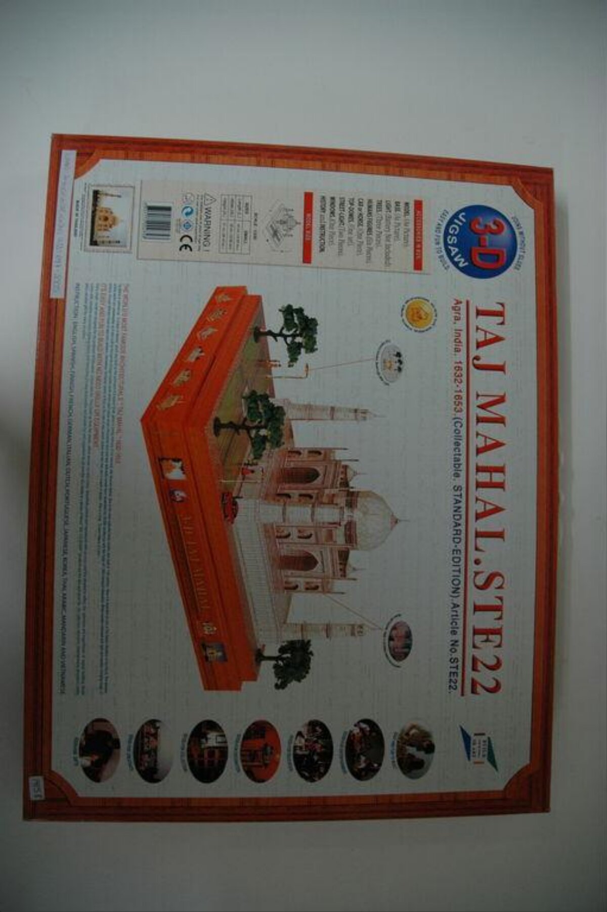 3D Taj Mahal Jigsaw Puzzle Box — Attraction Encyclopedia