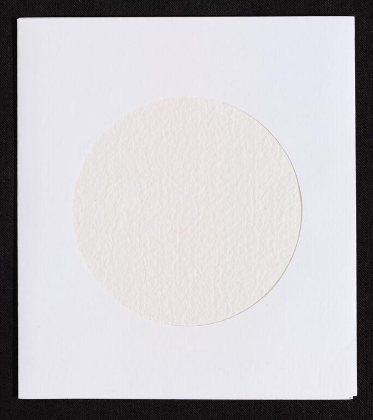 Blank Circular Textured Art Card