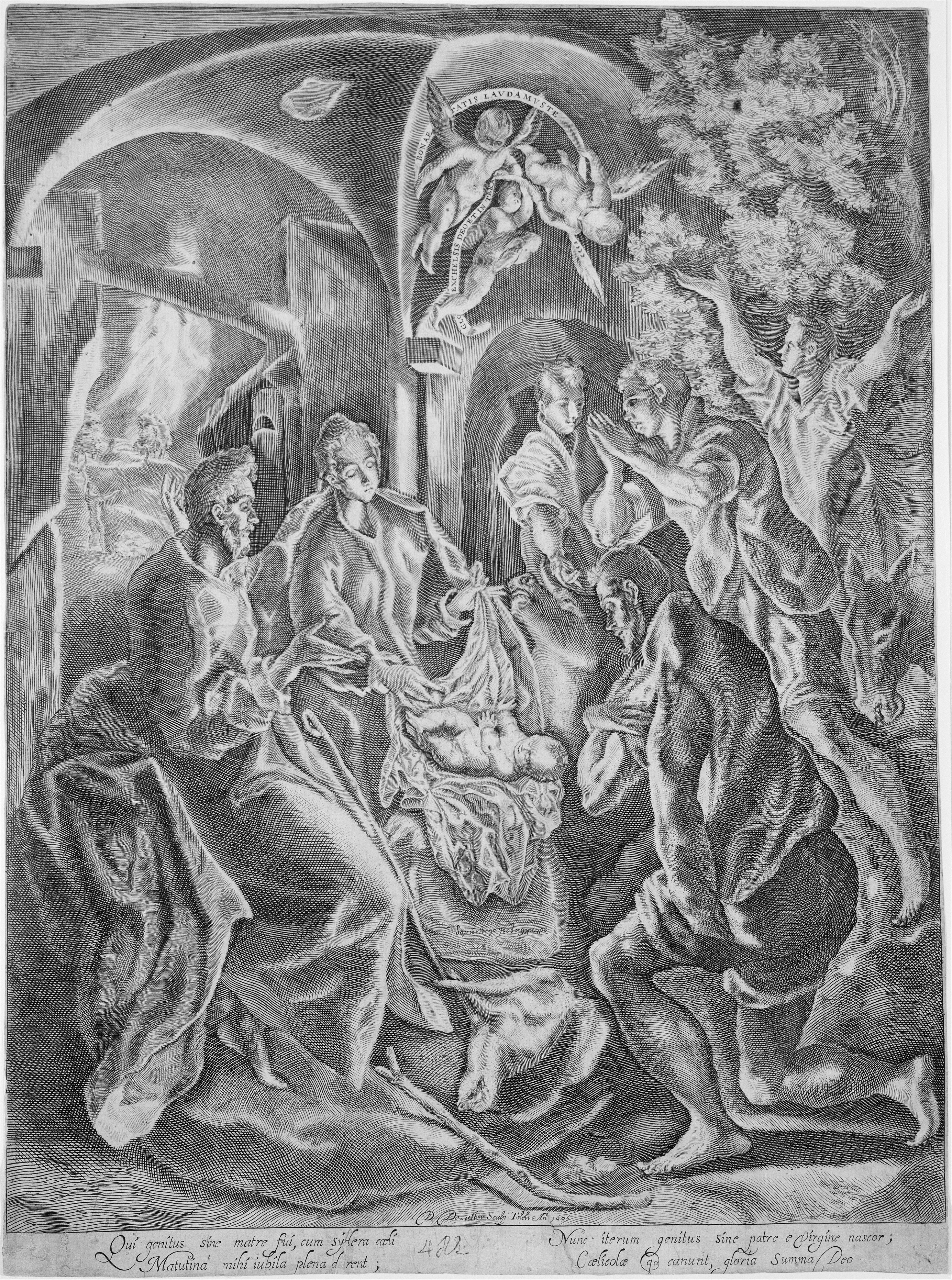The Nativity Engraving