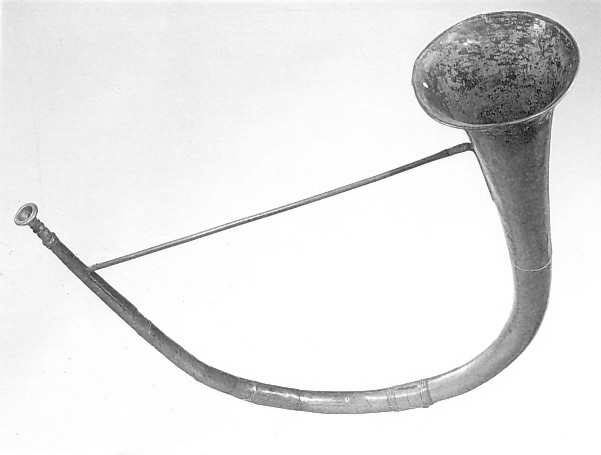 Antique Curved Hunting Horn