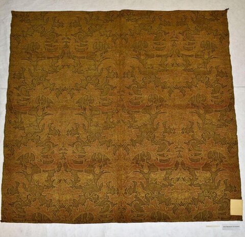 Antique Floral Damask Woven Textile
