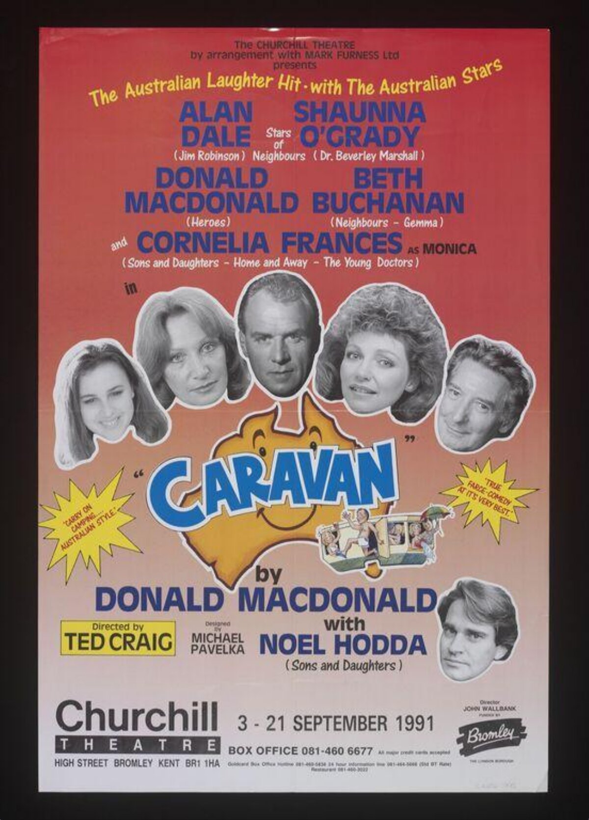 1991 Caravan Play Theatre Poster