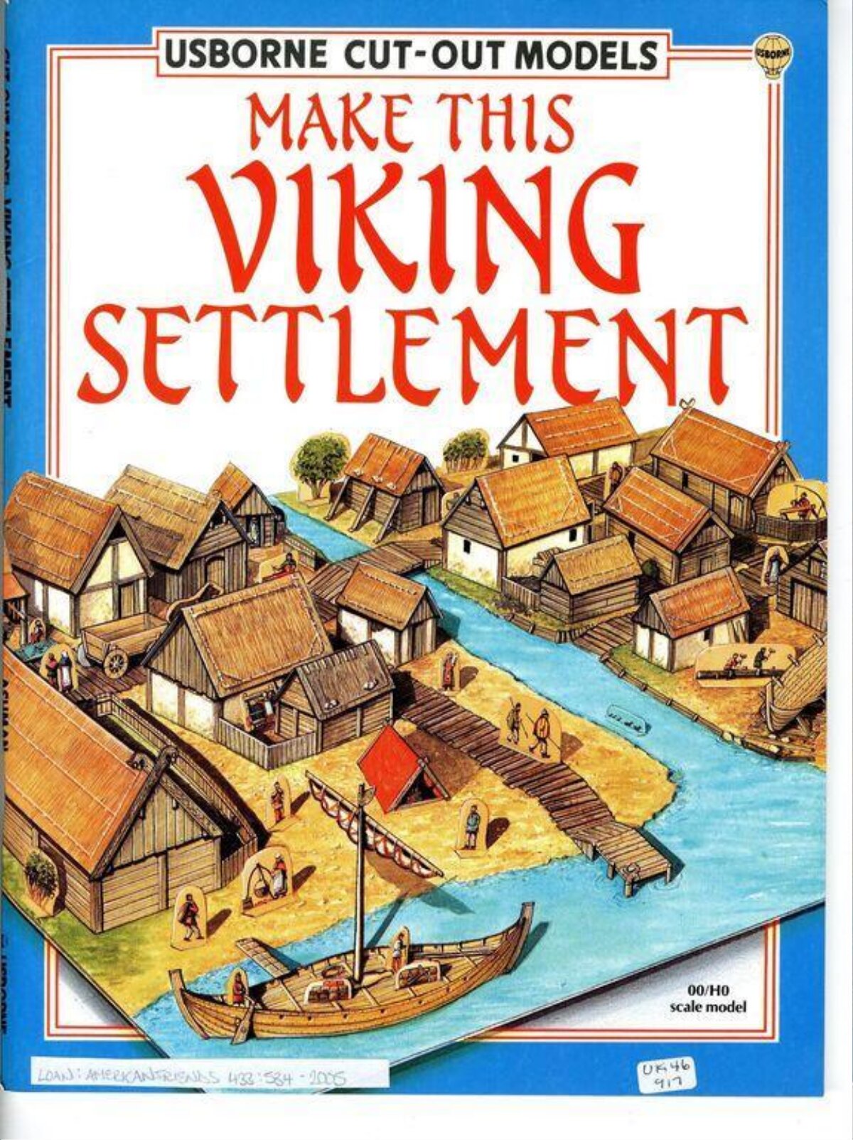 Viking Settlement Cut-Out Model Book Cover — Book Covers