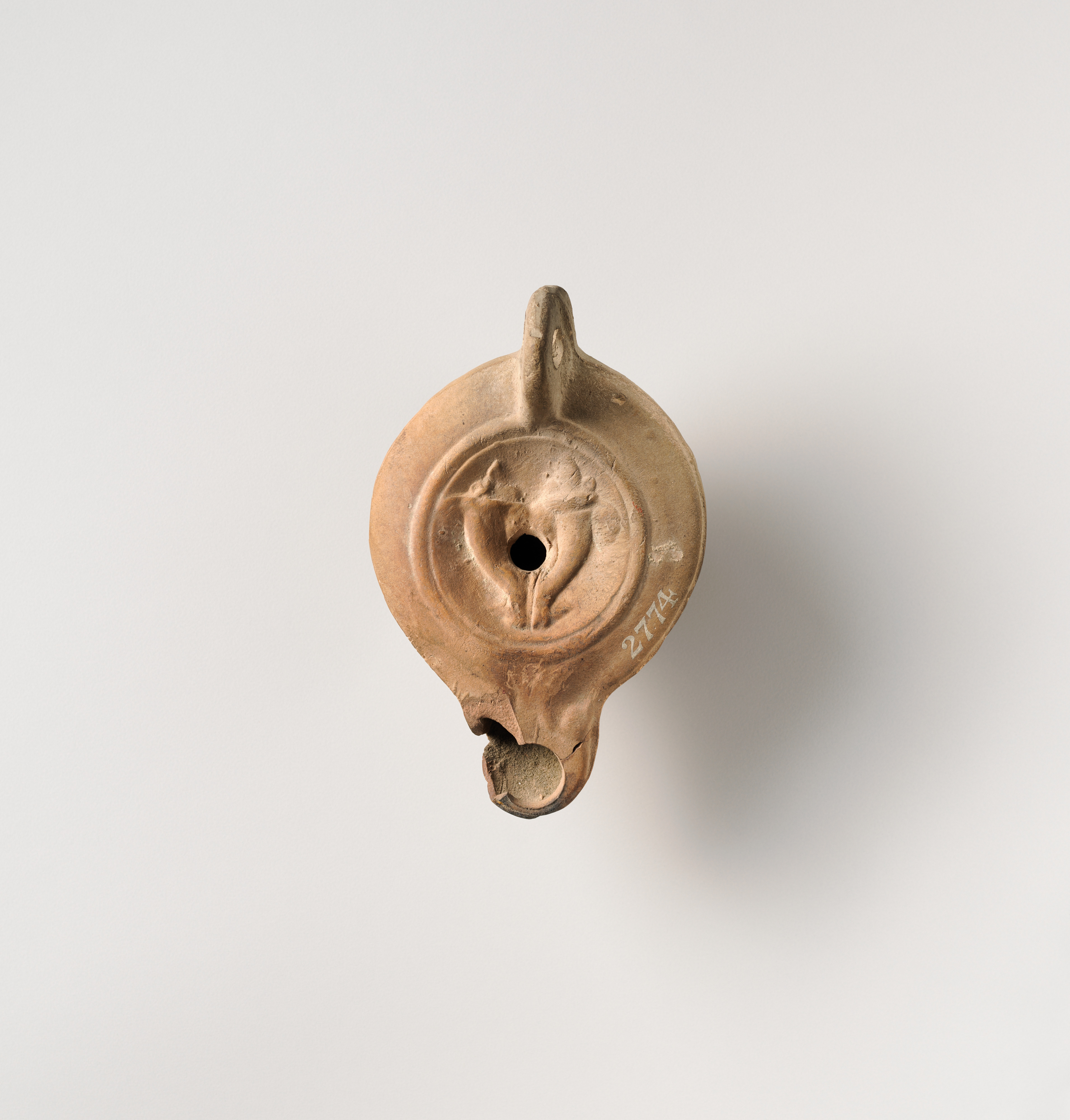 Ancient Terracotta Oil Lamp
