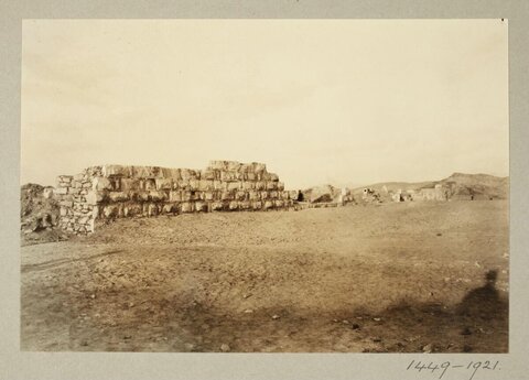 Ancient Stone Ruins in Desert
