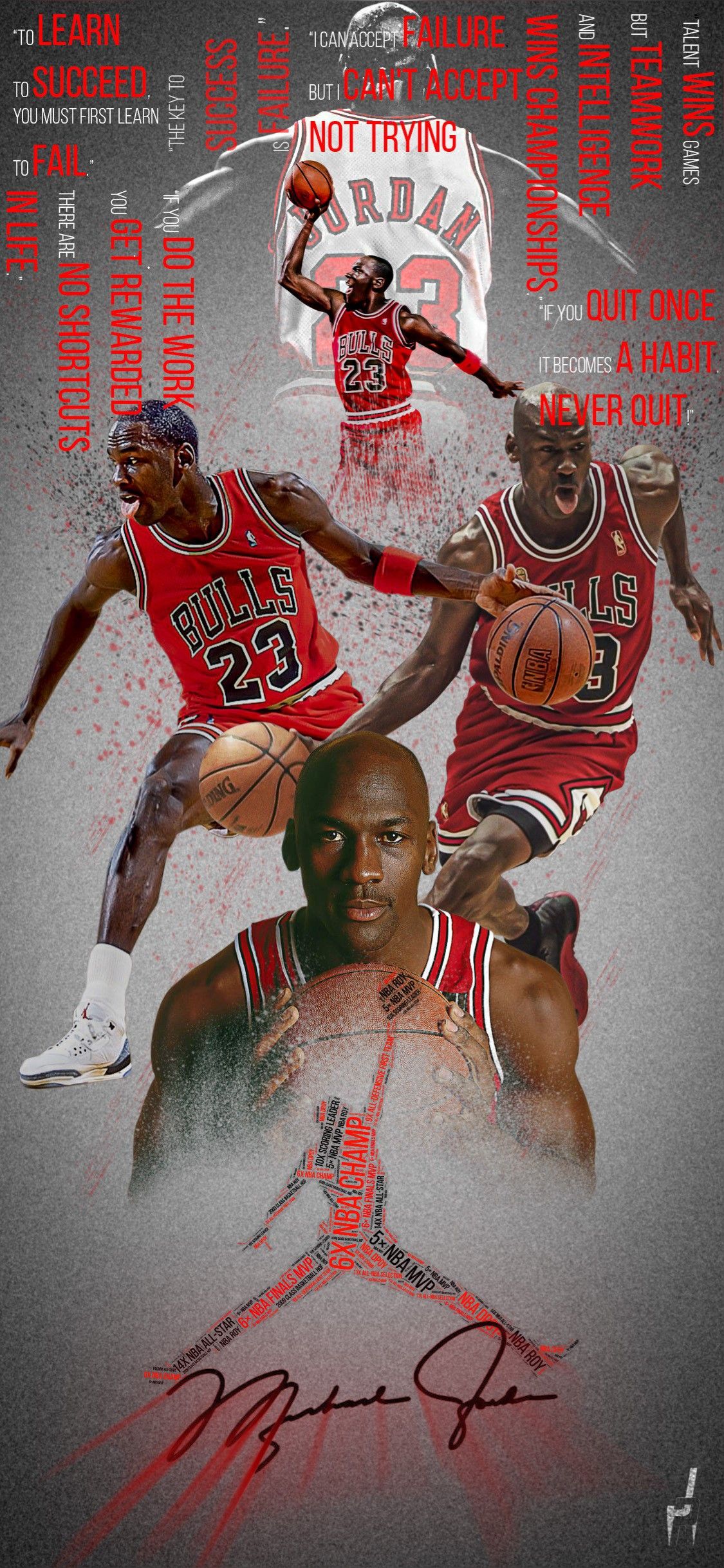 Michael Jordan Inspirational Poster