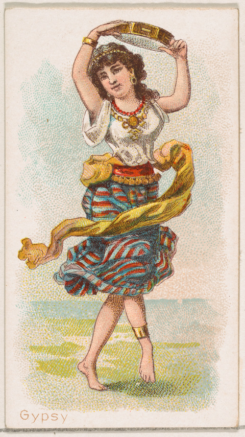 Dancing Gypsy Woman