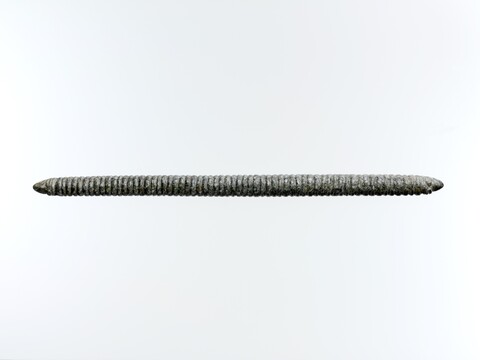 Ancient Ribbed Double-pointed Stone Rod