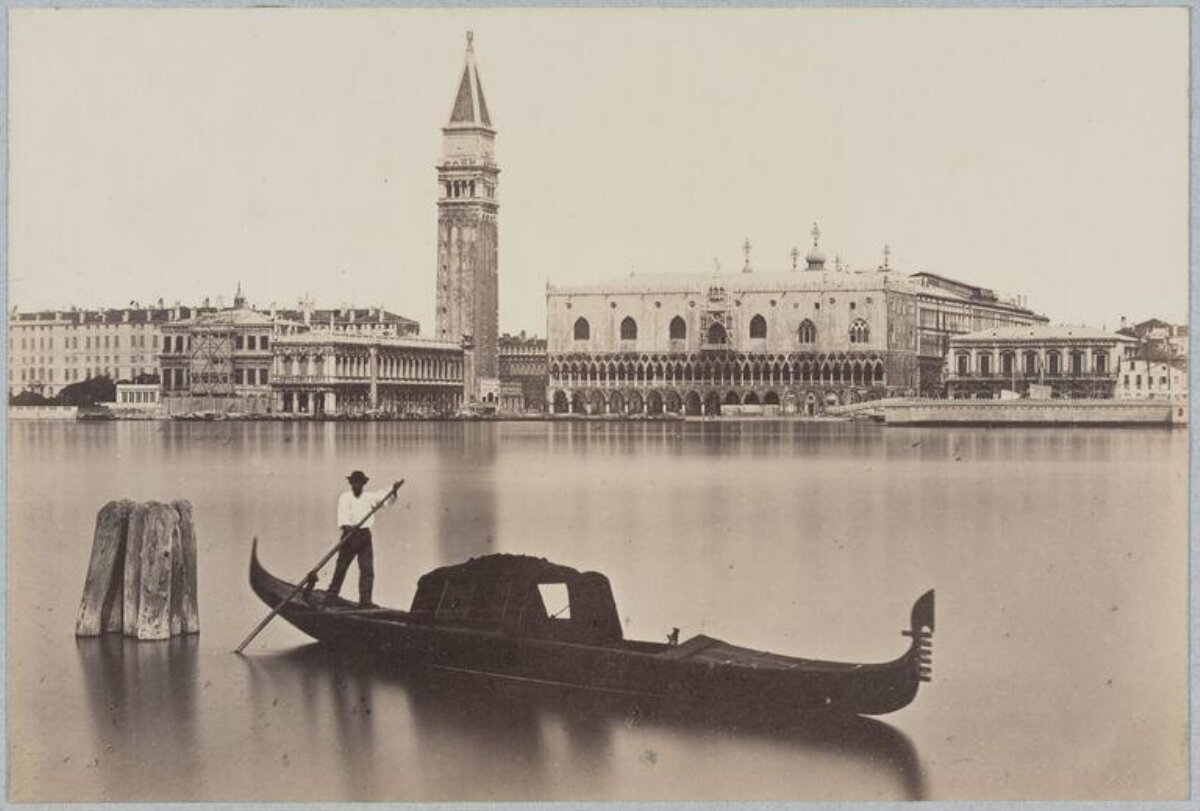 Venice Gondola Waterfront View