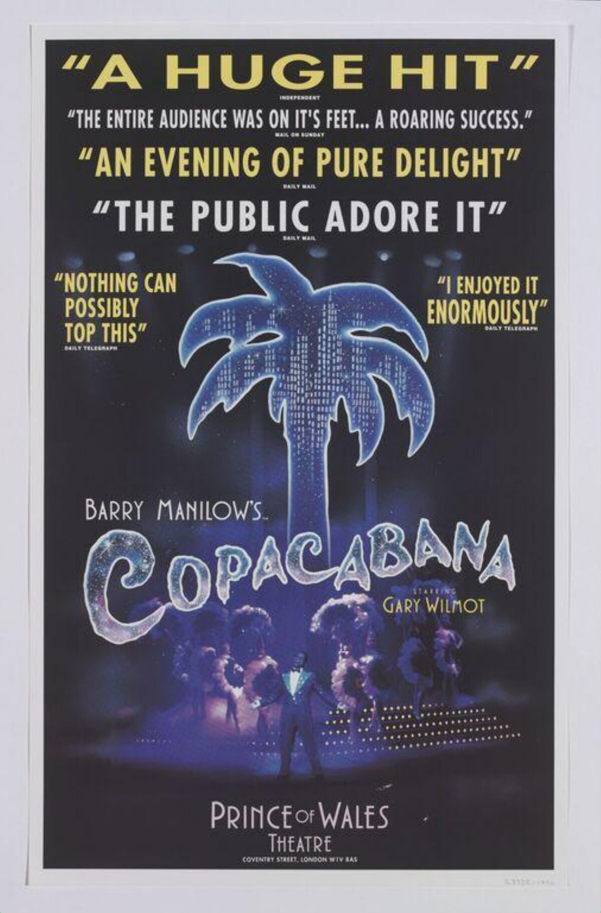 Barry Manilow's Copacabana Theatre Poster
