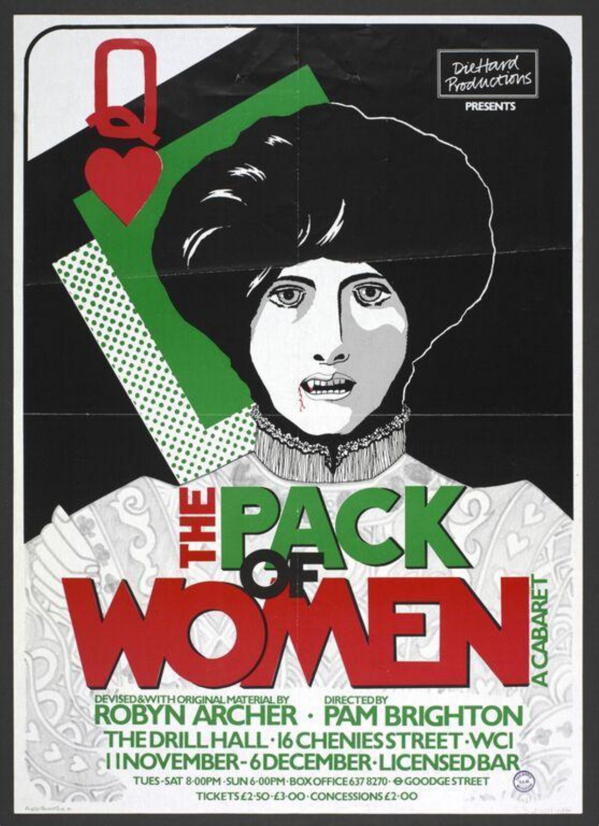 The Pack of Women Cabaret Poster