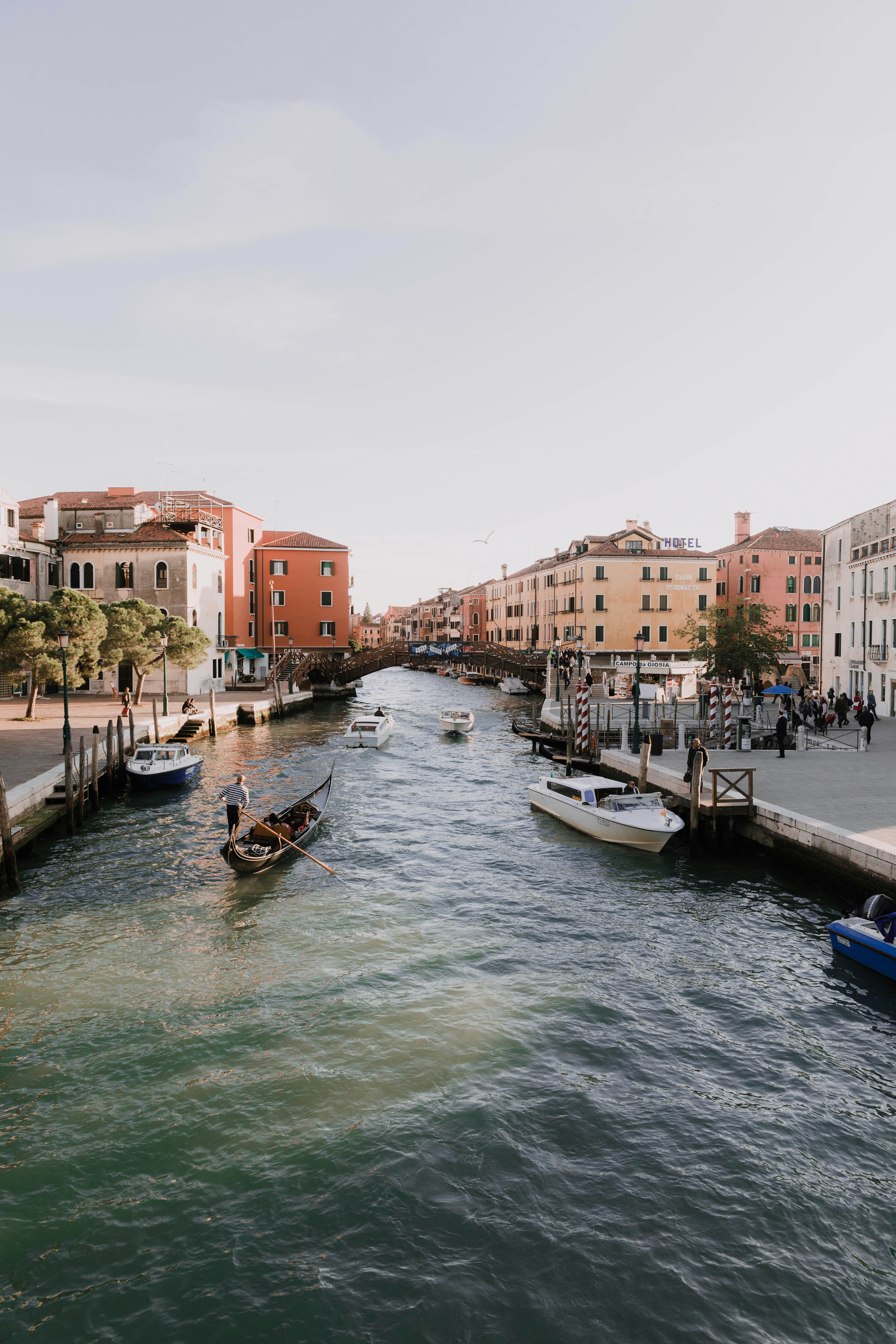 Venice Canal Waterfront View