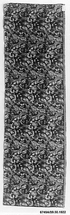 Antique Repeating Pattern Textile Fragment