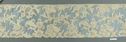 Floral Scroll Antique Textile Border