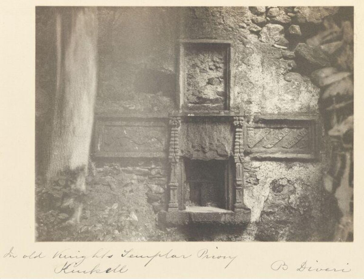 Old Fireplace at Kinkell Templar Priory