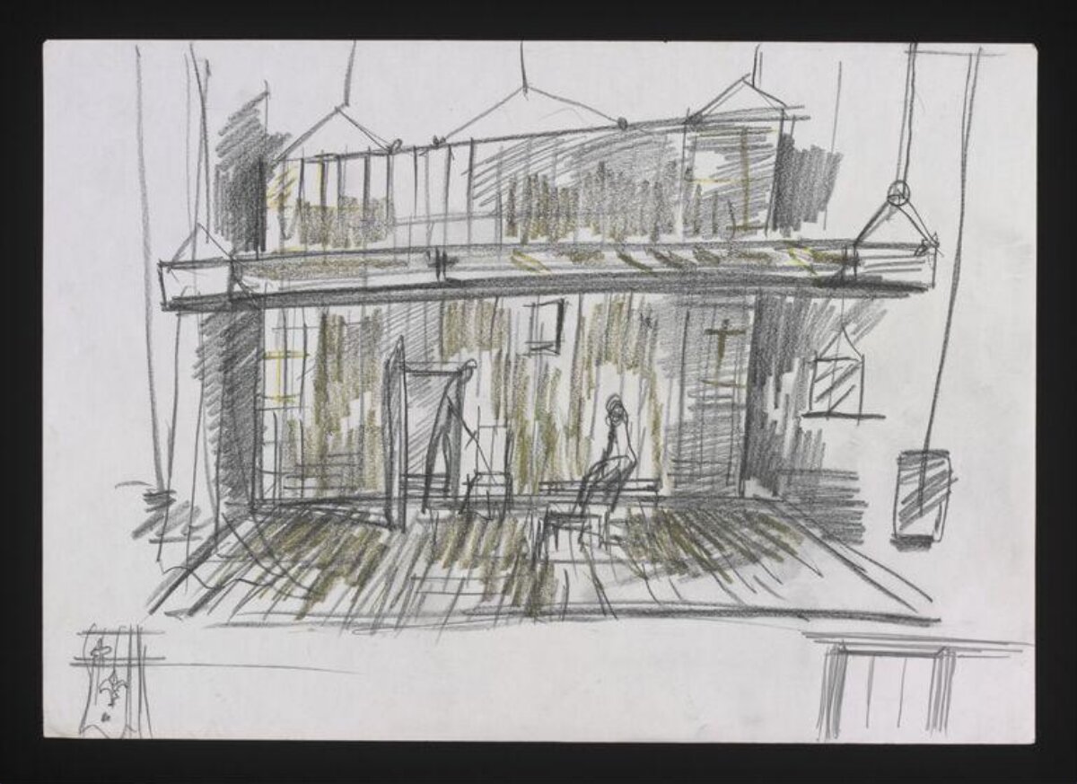 Set Design Interior Sketch