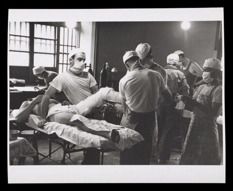Surgical Operation in Operating Room