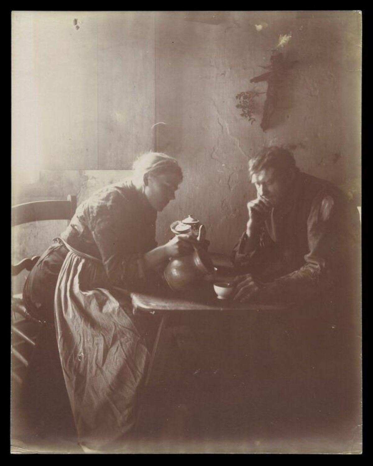 Vintage Couple Having Tea