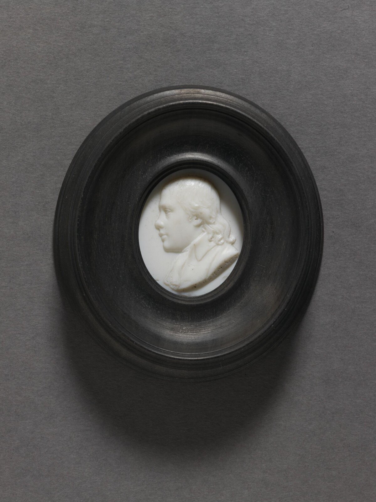 Round Framed Cameo Portrait