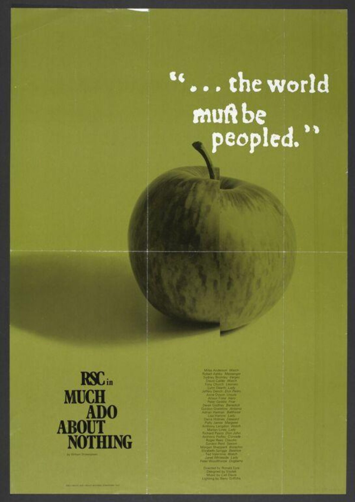 Much Ado About Nothing Theater Poster