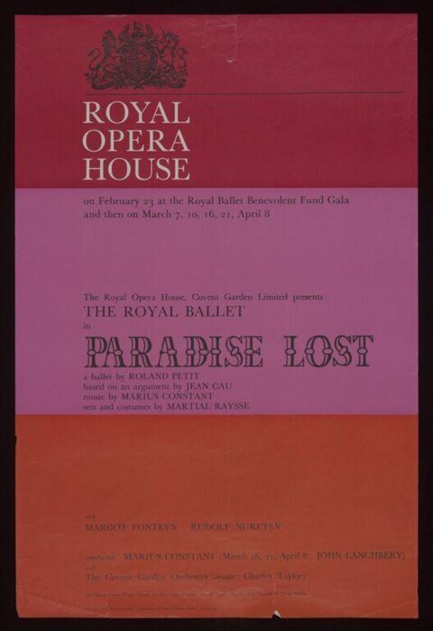 Paradise Lost Ballet Performance Poster