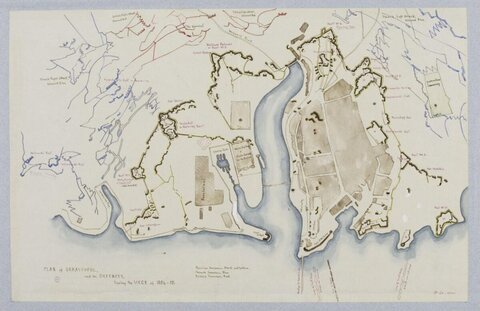 Plan of Sebastopol Siege Defences