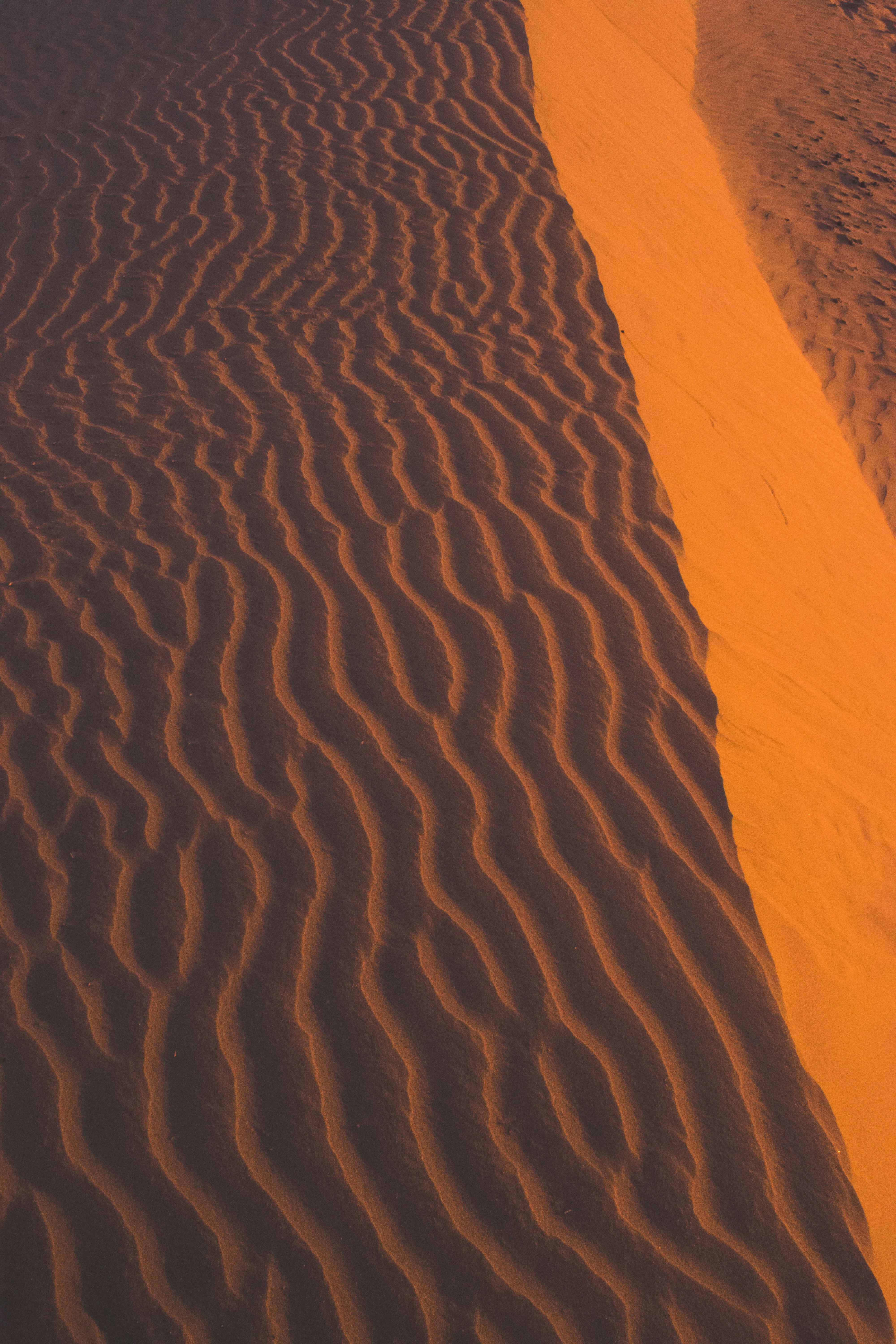 Desert Wavy Sand Dunes