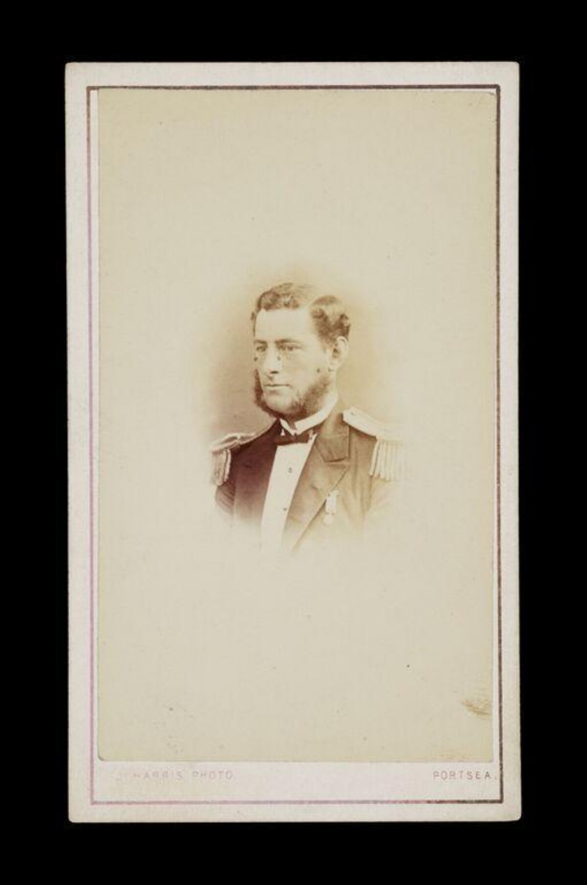 Vintage Naval Officer Portrait
