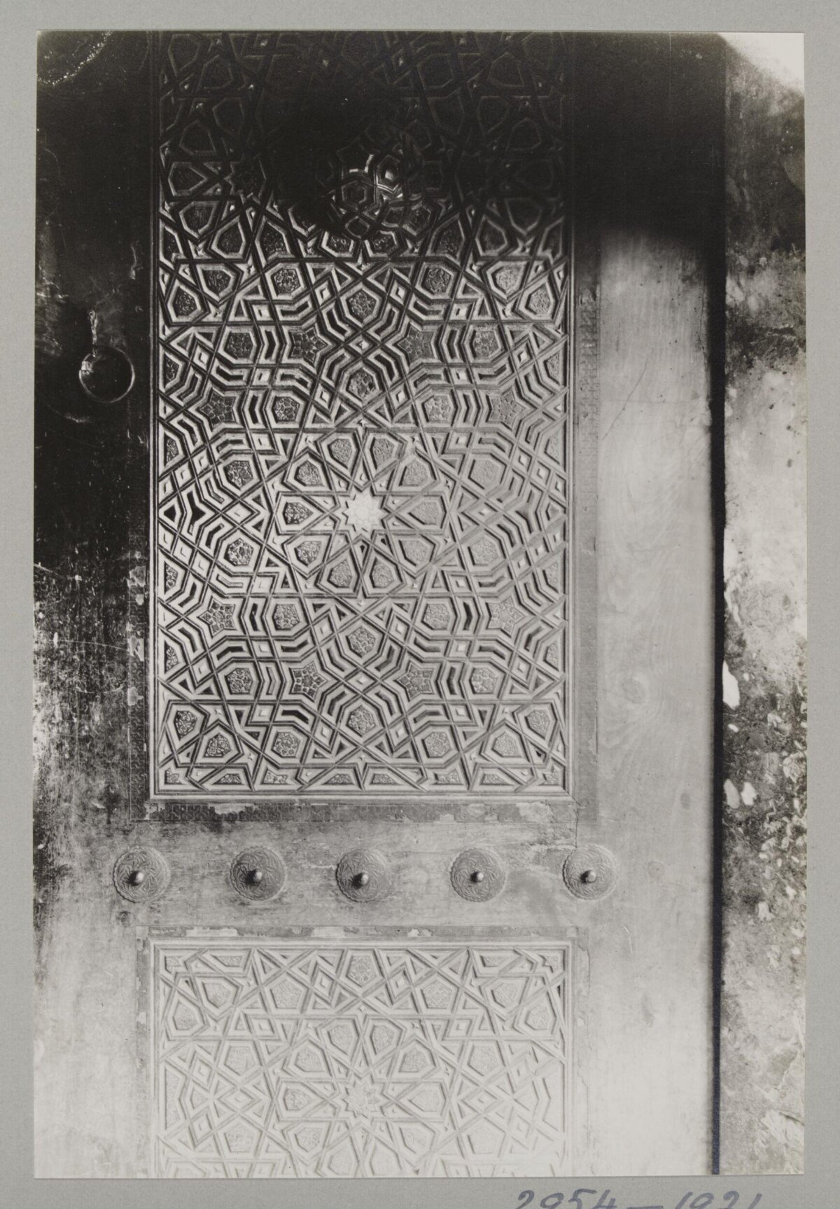 Ornately Carved Historical Door