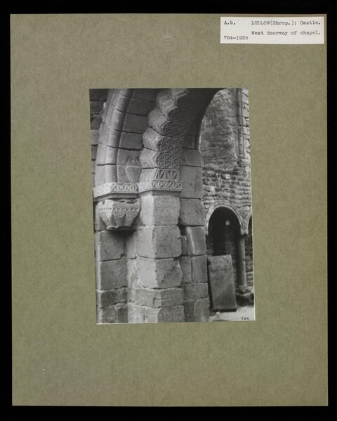 Ludlow Castle Chapel West Doorway