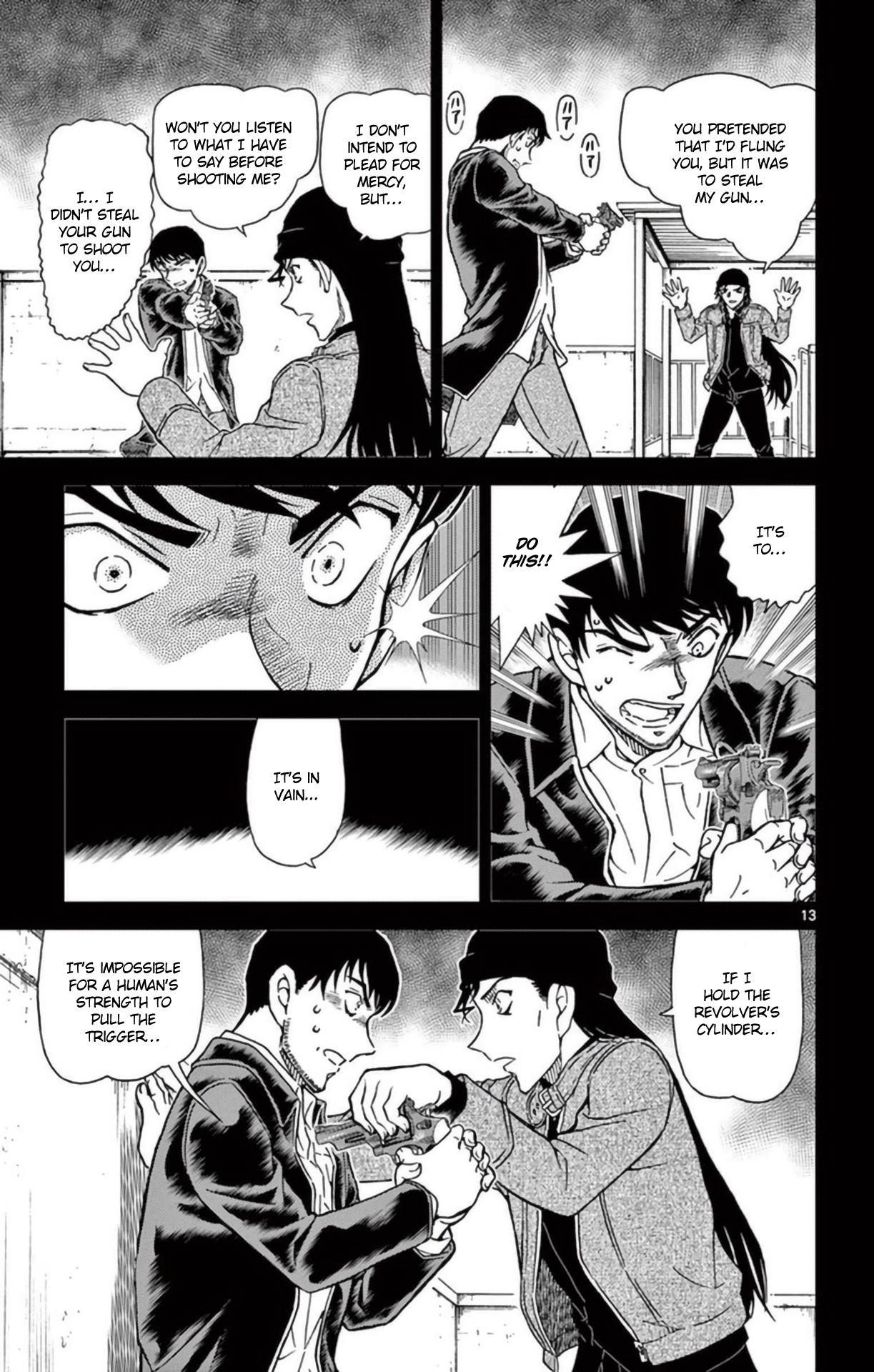 Tense Gun Confrontation Manga Page