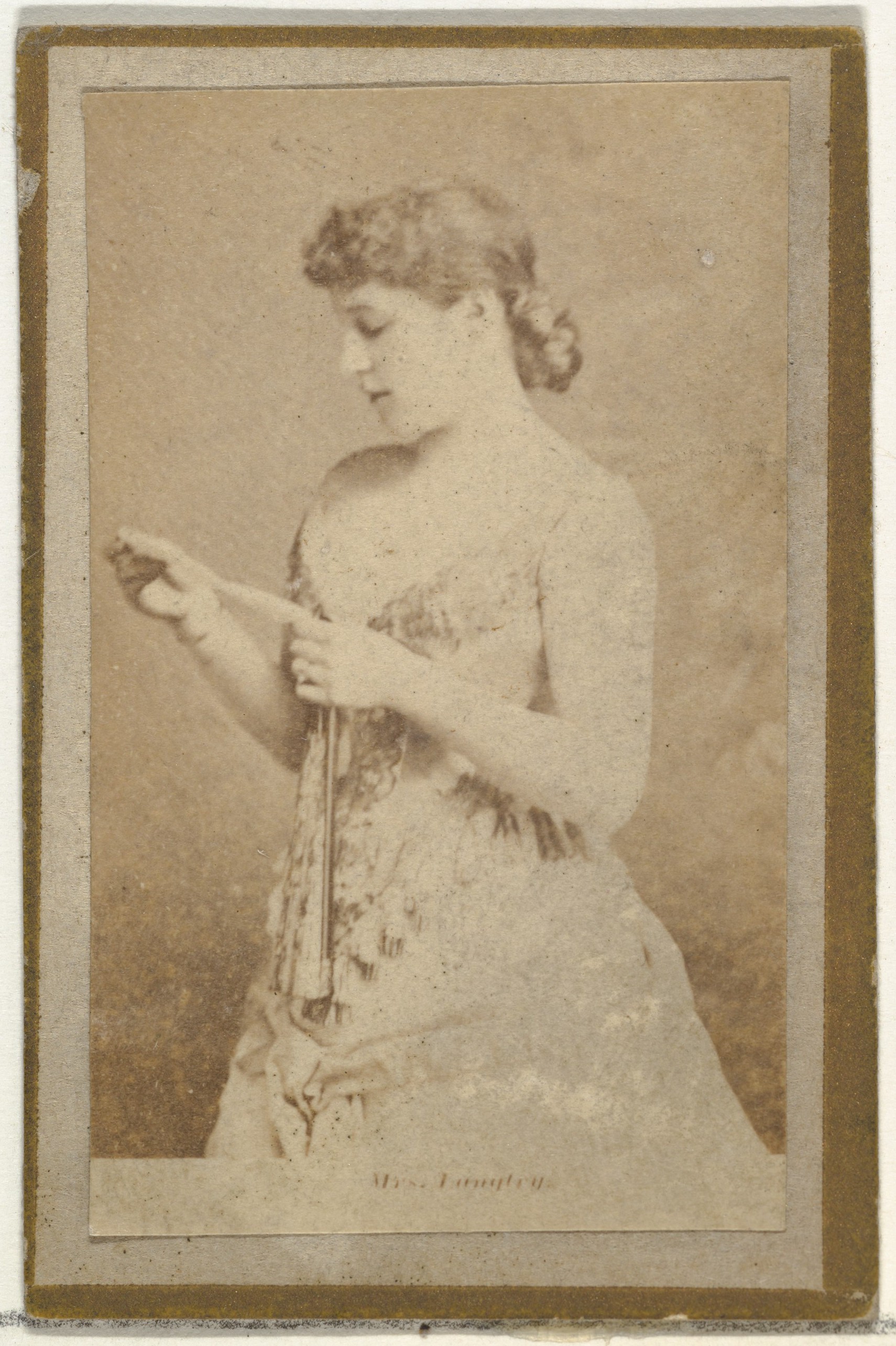 Vintage Portrait of Mrs. Langtry