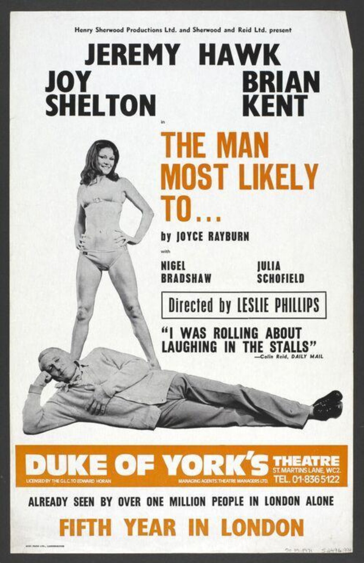 The Man Most Likely To Theatre Poster