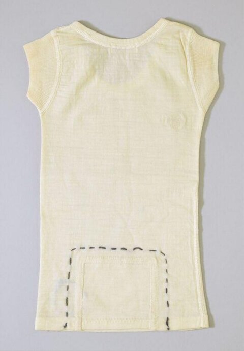 Light Yellow Repaired T-shirt
