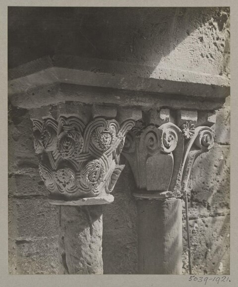Carved Stone Column Capitals