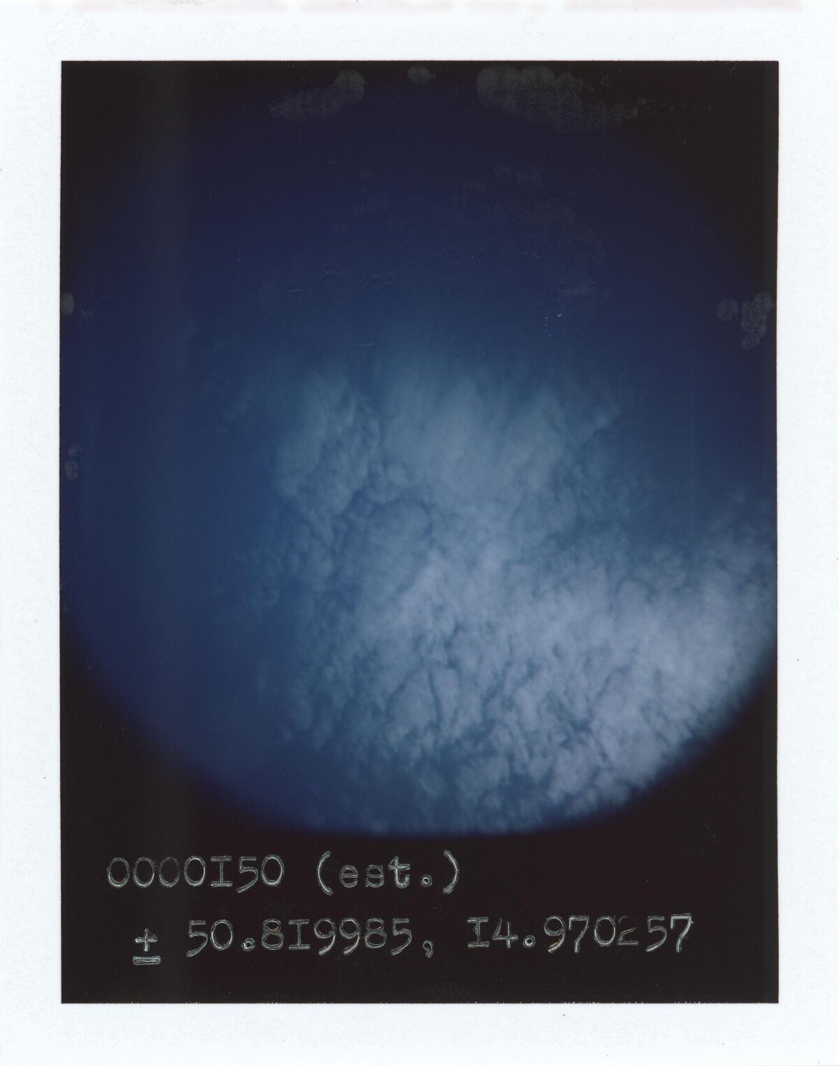 Atmospheric Cloud View With Coordinates — Background Images