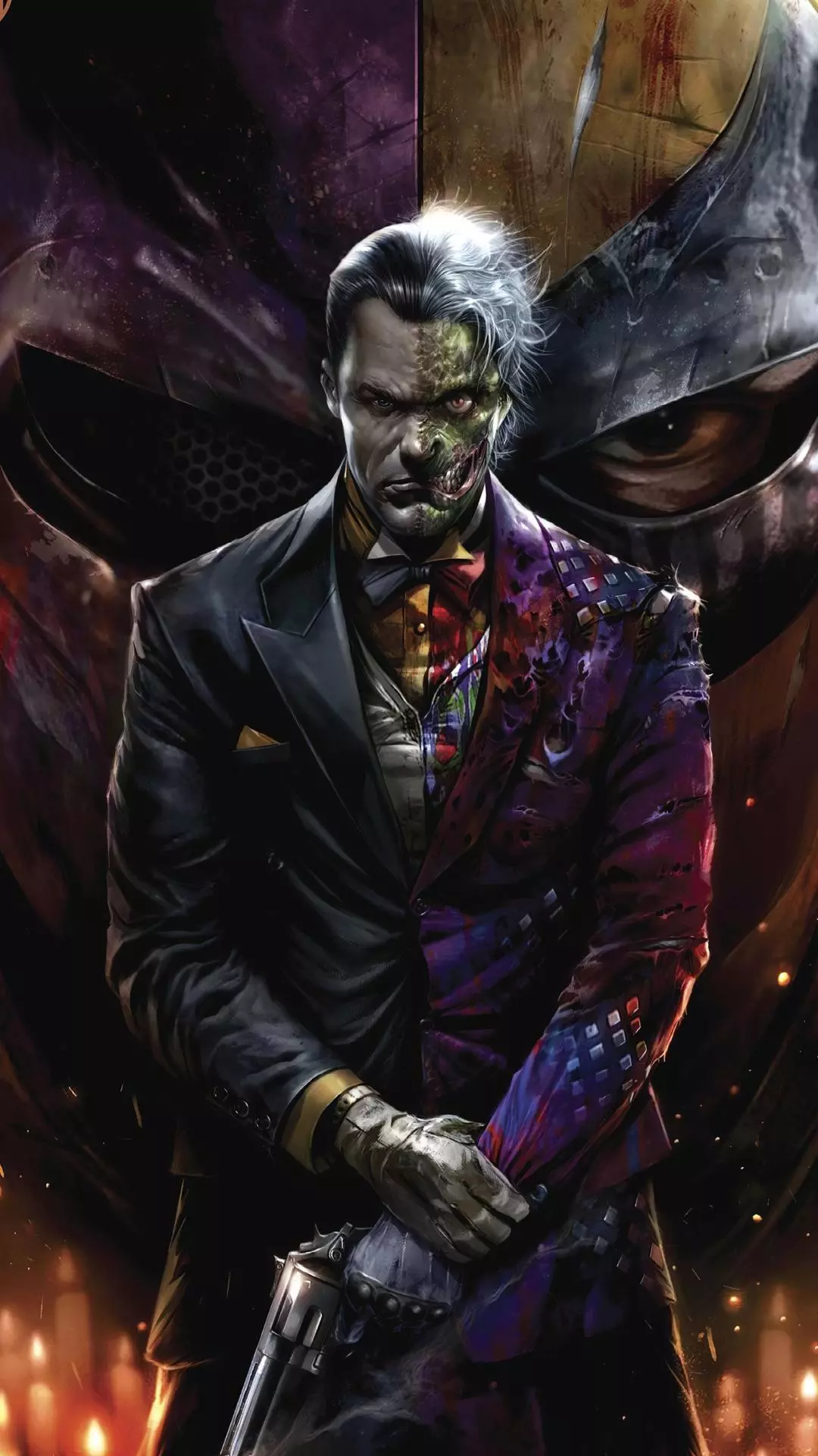 Two-Face Comic Book Villain
