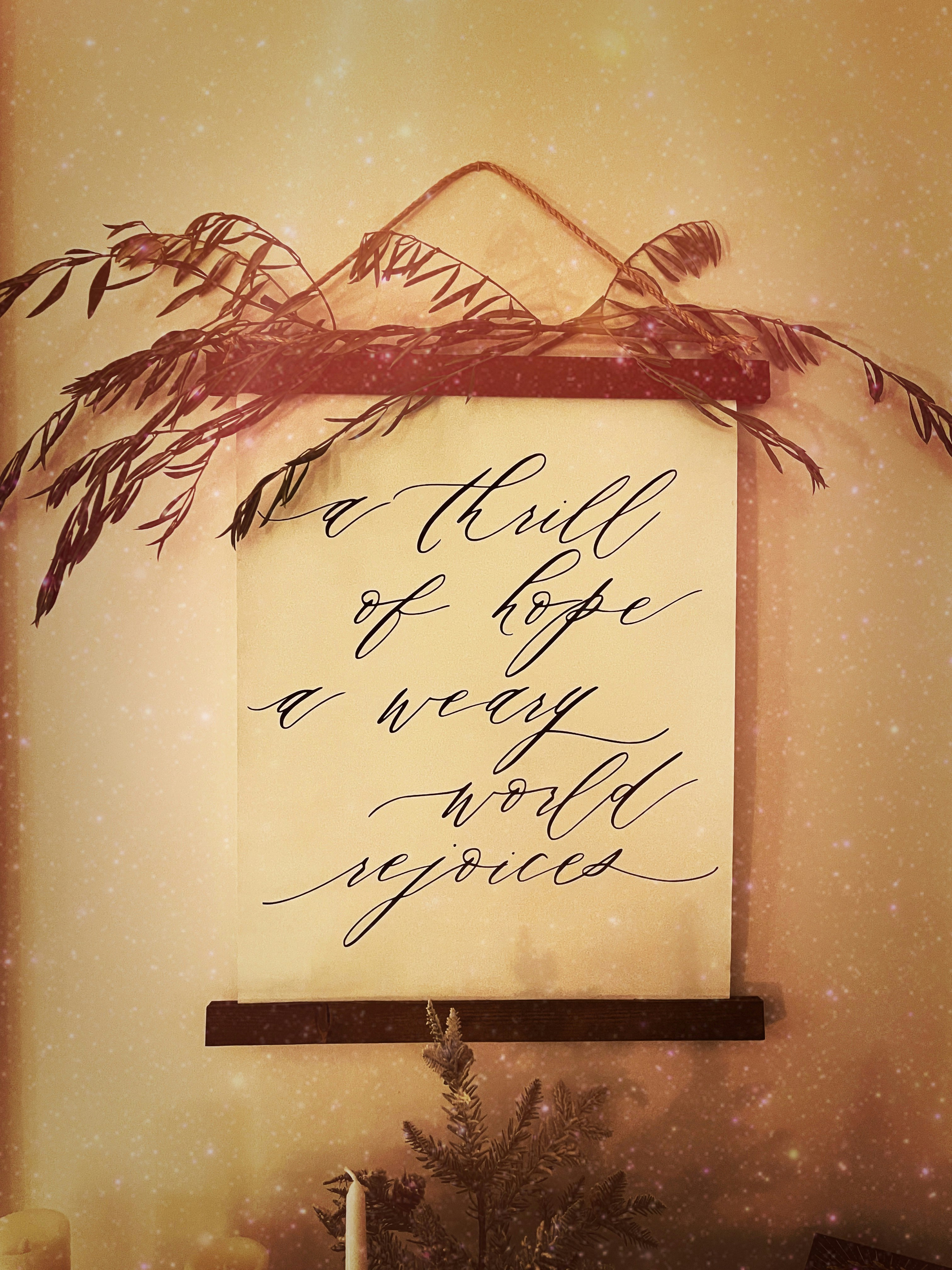 Calligraphy Quote Wall Hanging Decor