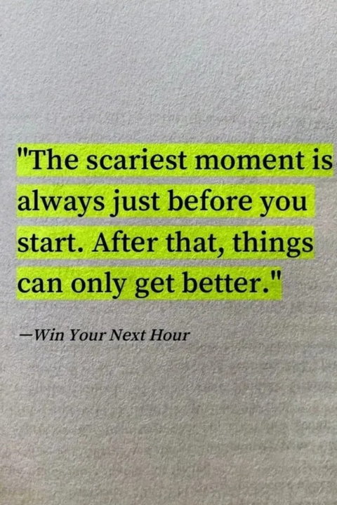 Motivational Quote About Getting Started