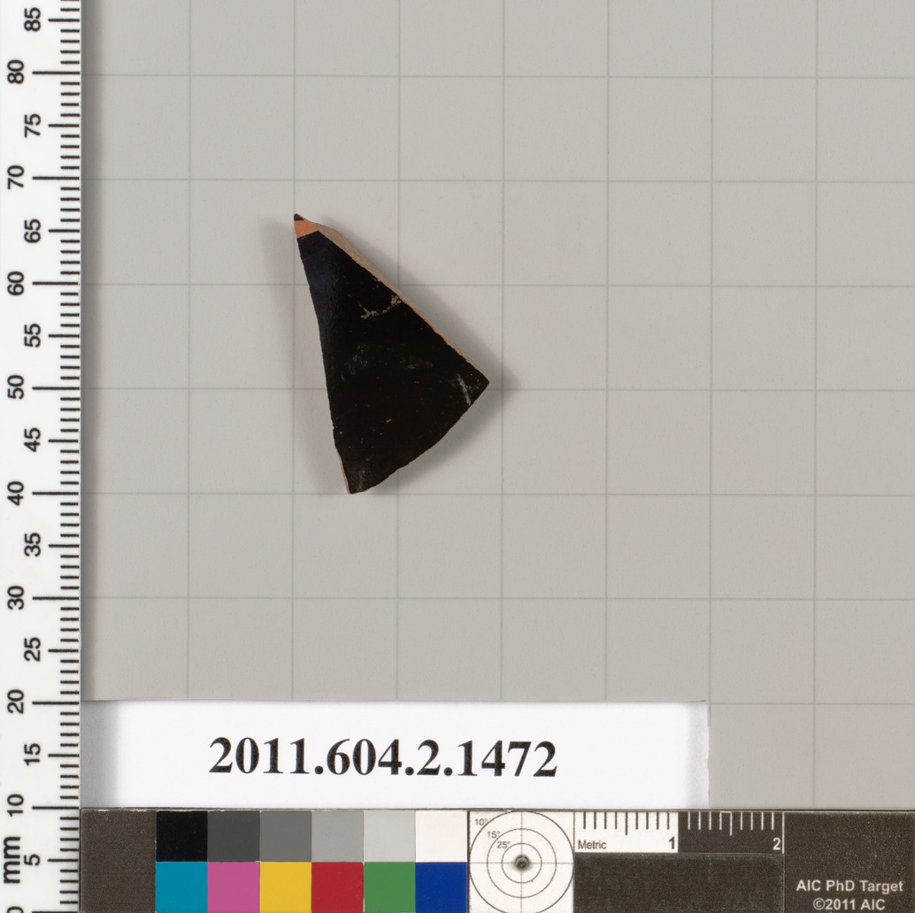 Black Glazed Ceramic Fragment Specimen