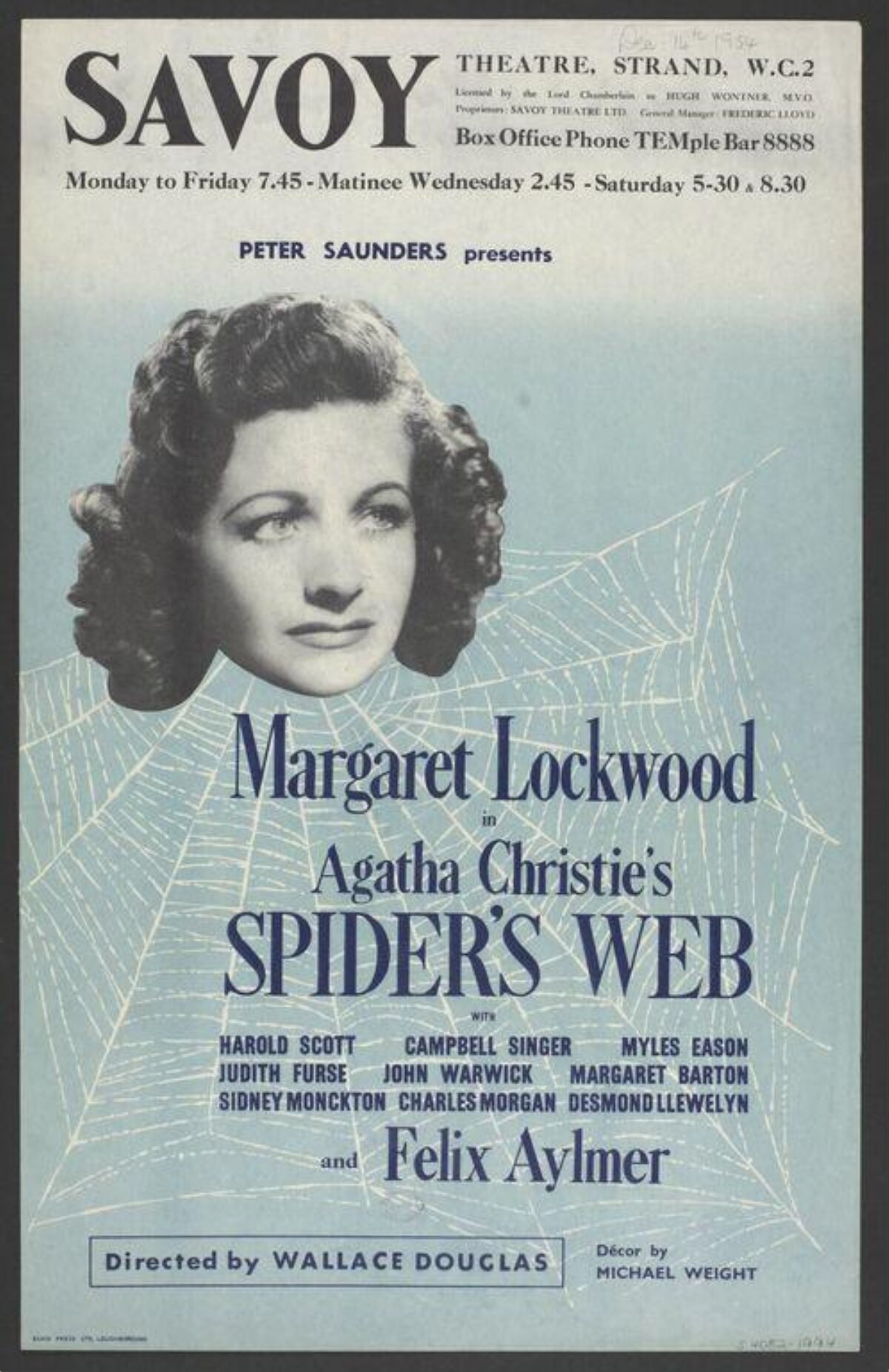 Vintage Spider's Web Play Poster