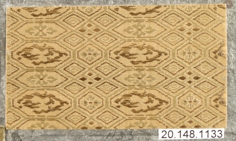Geometric Pattern Woven Textile Swatch