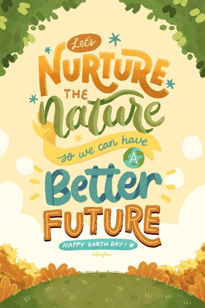 Earth Day Nurture Nature Poster