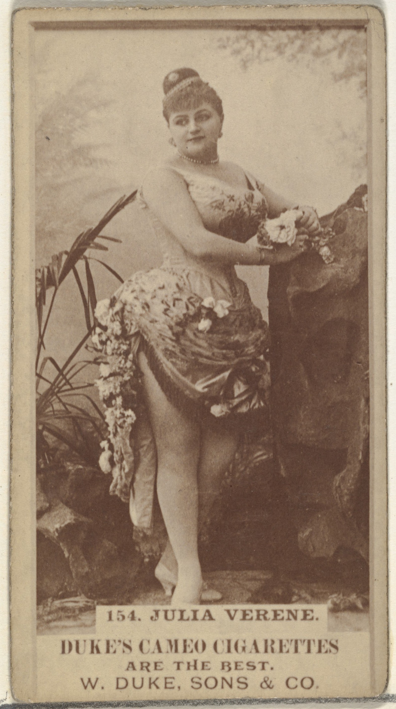 Vintage Duke's Cigarette Card of Julia Verene