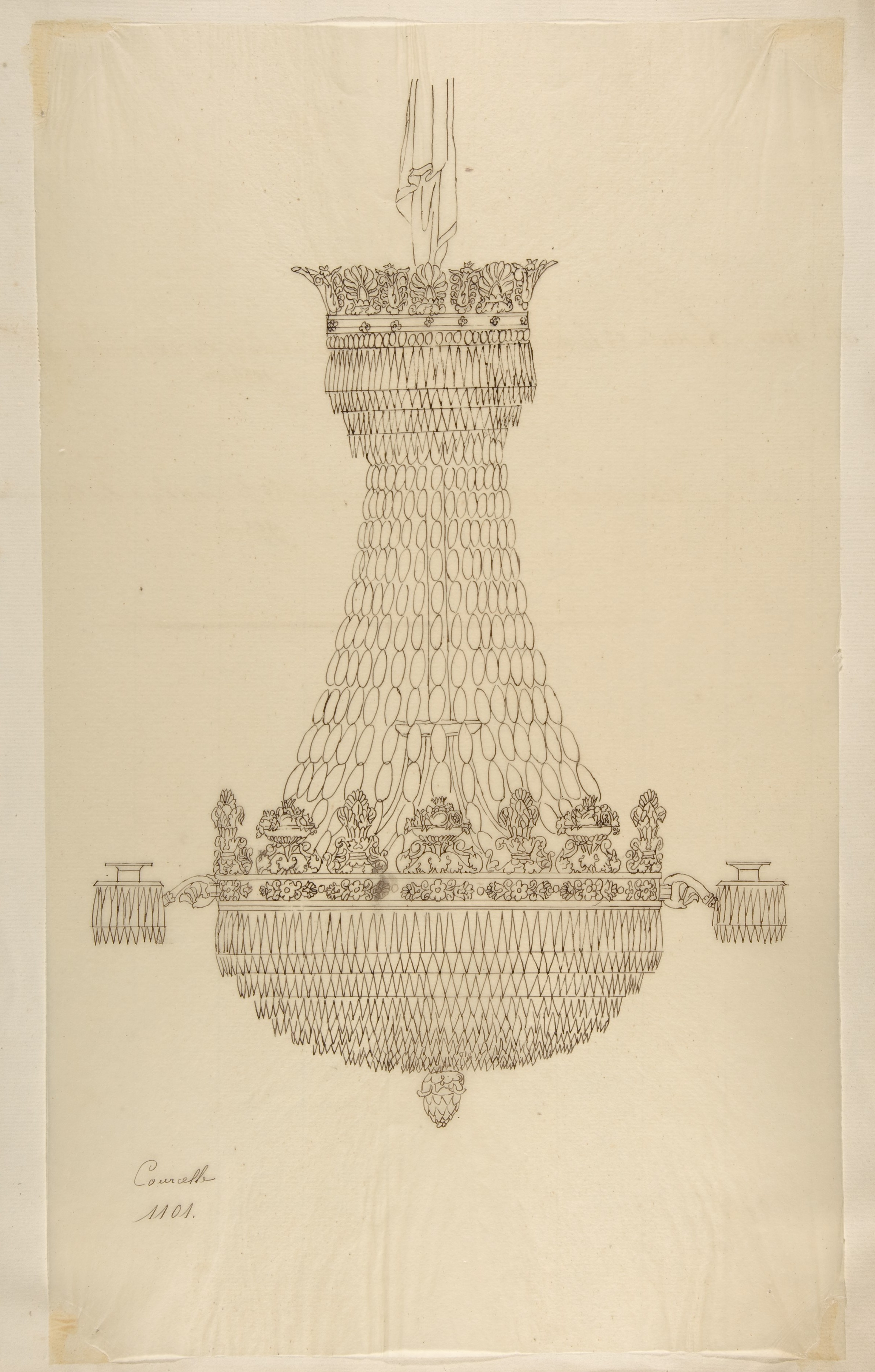 1801 Chandelier Design Sketch