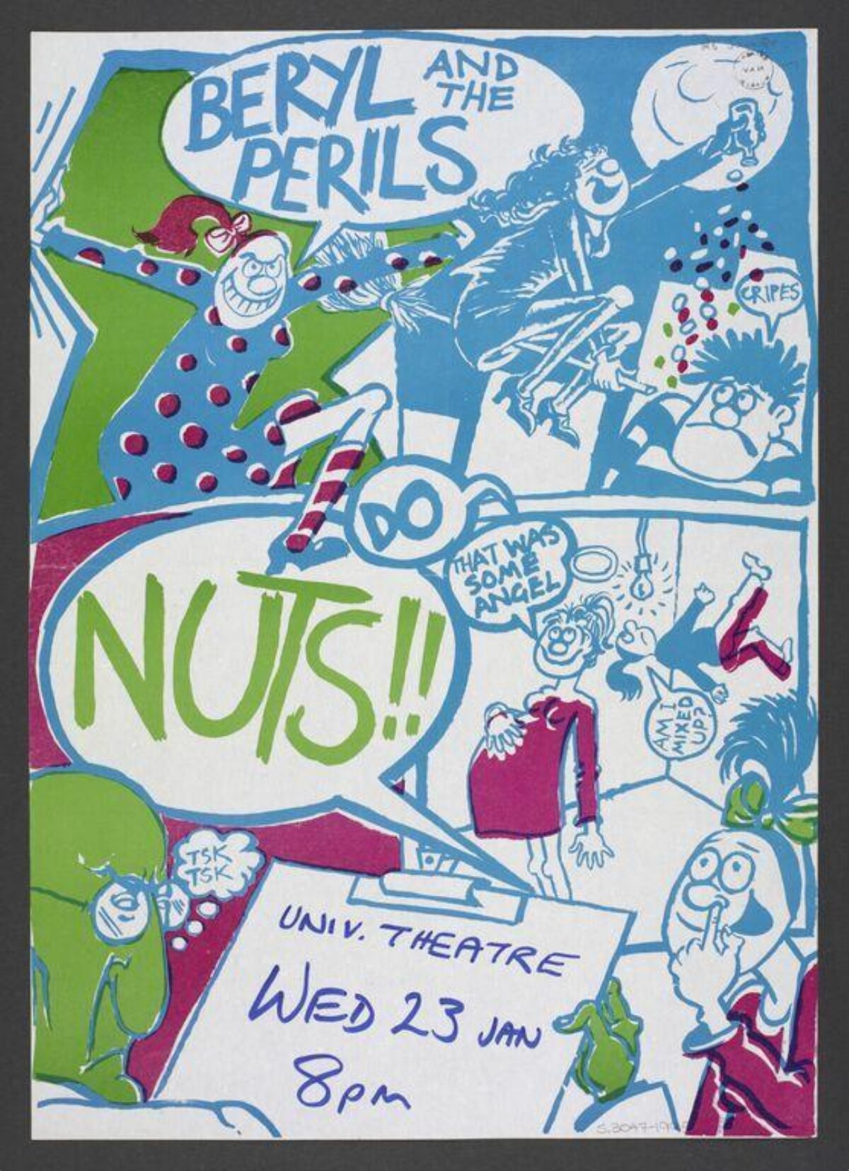 Beryl and the Perils Do Nuts Show Poster