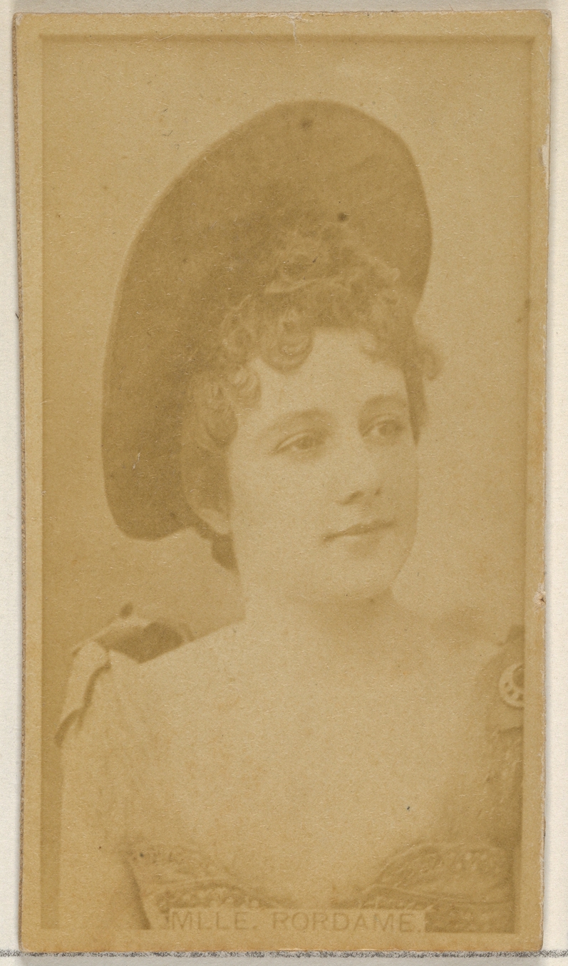 Vintage Portrait of Mlle. Rordame