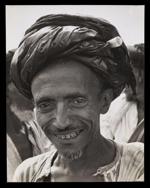 Portrait of Man Wearing Turban