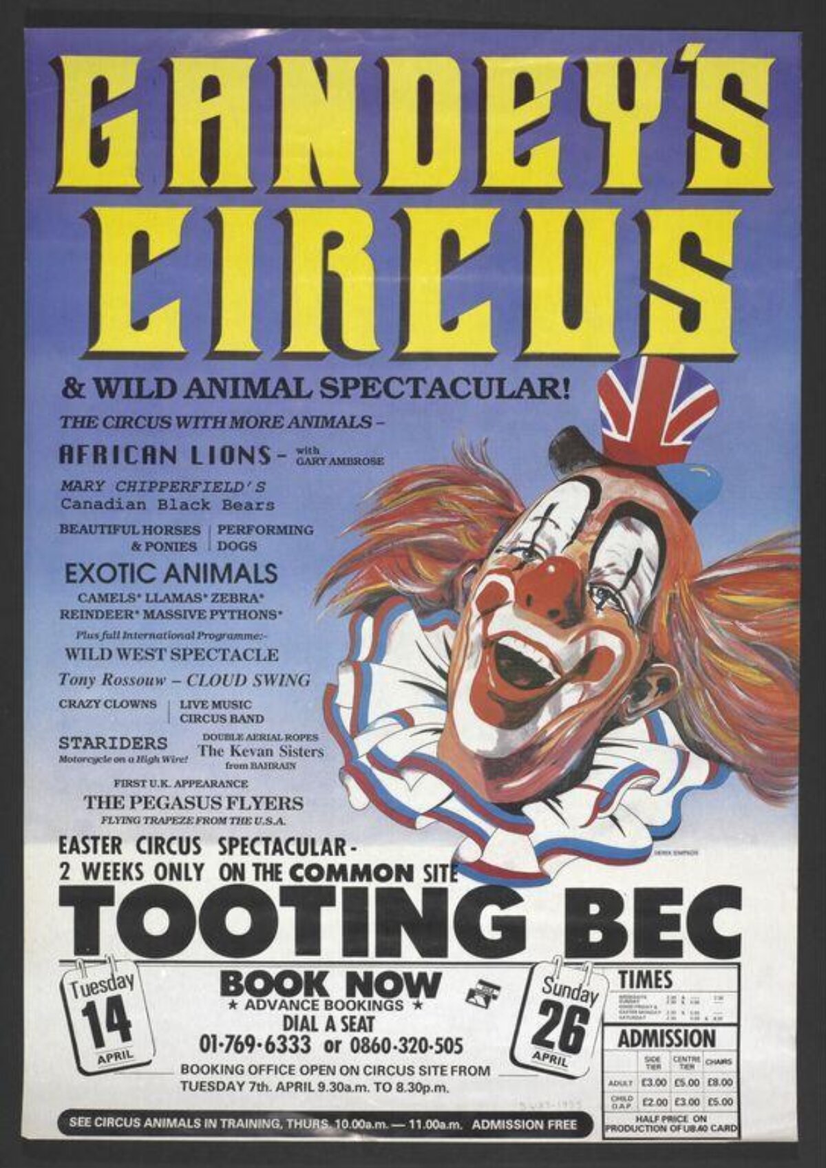 Gandey's Circus Promotional Poster